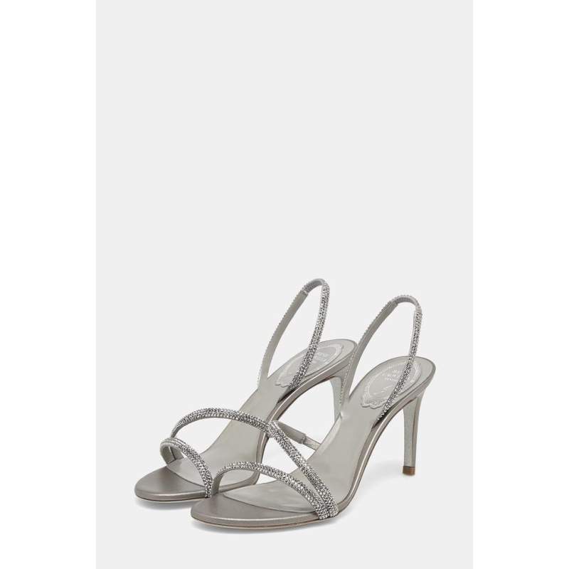 Rene Caovilla SILVER EVENING SHOES