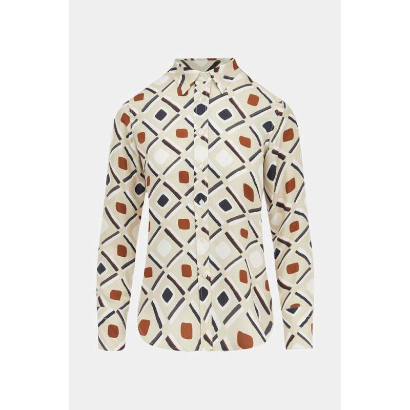 Vakko MULTICOLORED SILK SHIRT