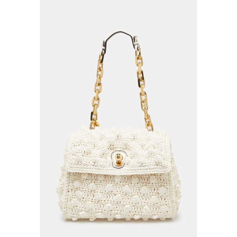 Ermanno Scervino WHITE KNITTED BAG Ermanno Scervino WHITE KNITTED BAG