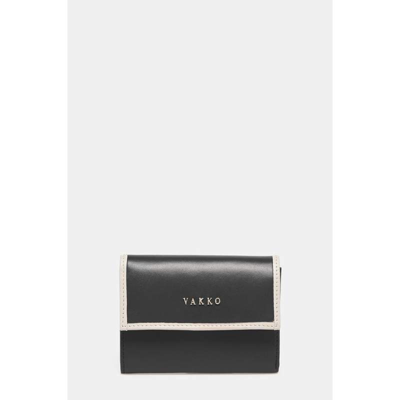 Vakko BLACK LEATHER WALLET