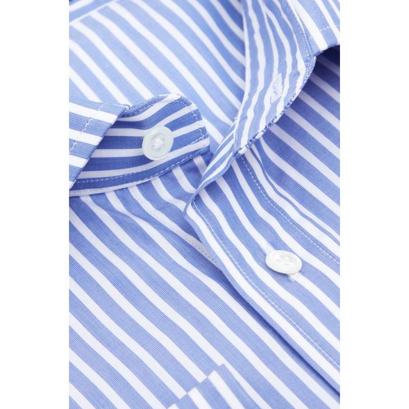 Vakko STRIPED COTTON SHIRT