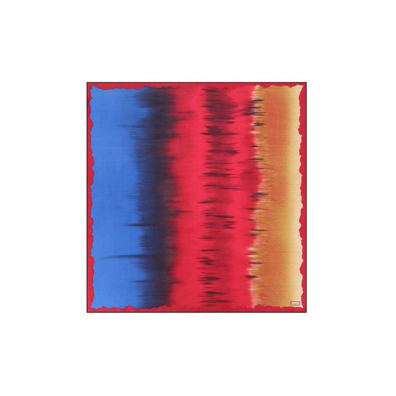 VAKKO GRADIATE PATTERNED VOUL SCARF