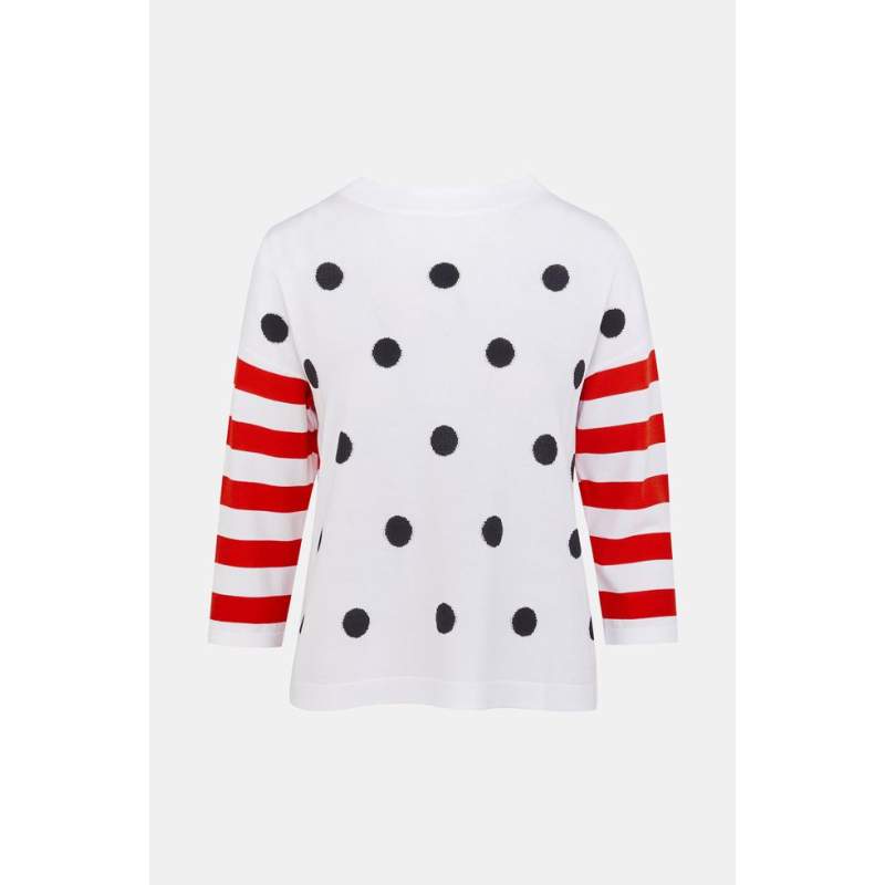 Vakko WHITE POINTS KNITWEAR