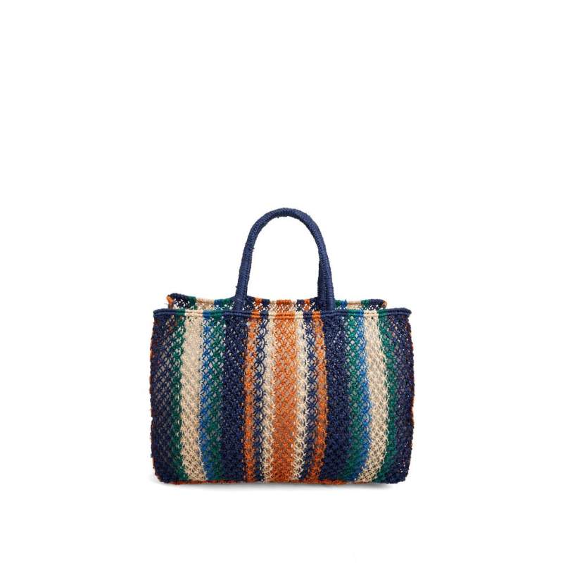 The Jacksons NAVY BLUE JUTE BAG The Jacksons NAVY BLUE JUTE BAG