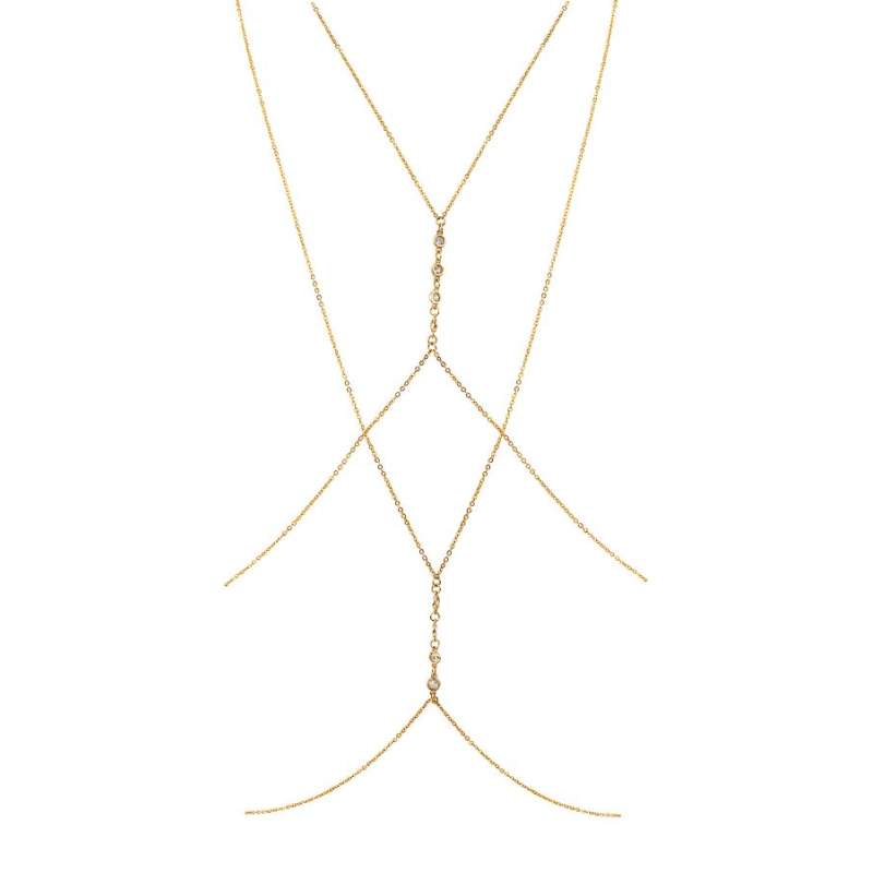 SHOW TIME TWIN FLOWS - TWO LAYERED BODY CHAIN