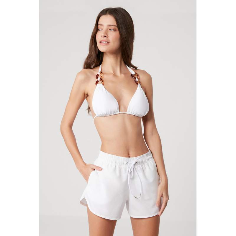 Soft Pocket Elastic Waist Short Shorts