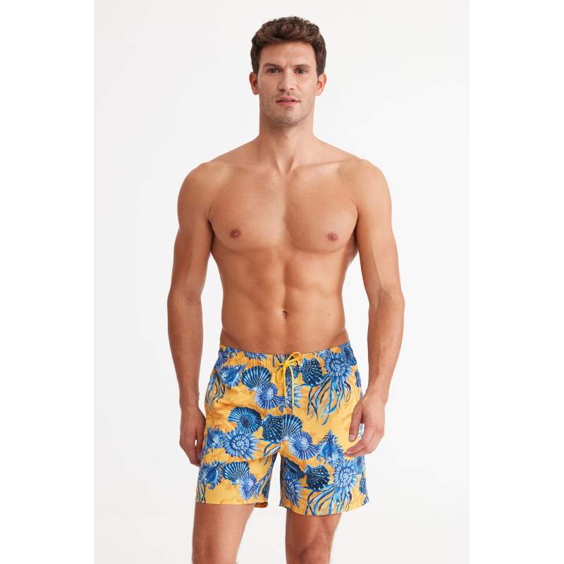 Scallop Shell Pattern Shorts