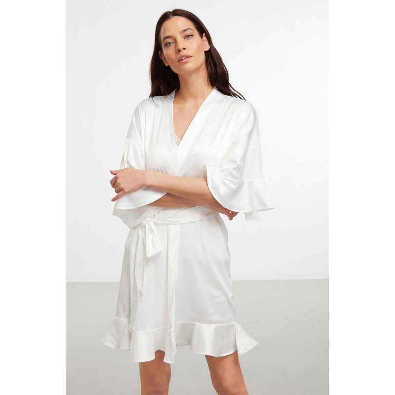 Alisa Satin Dressing Gown