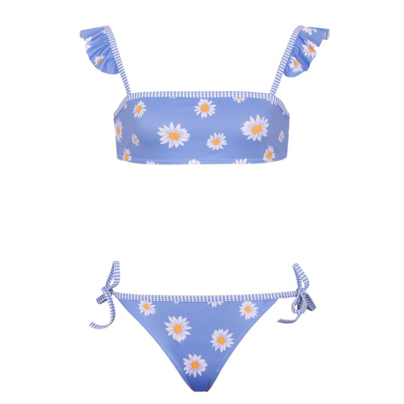Betty Daisy Pattern Kids Bikini Set