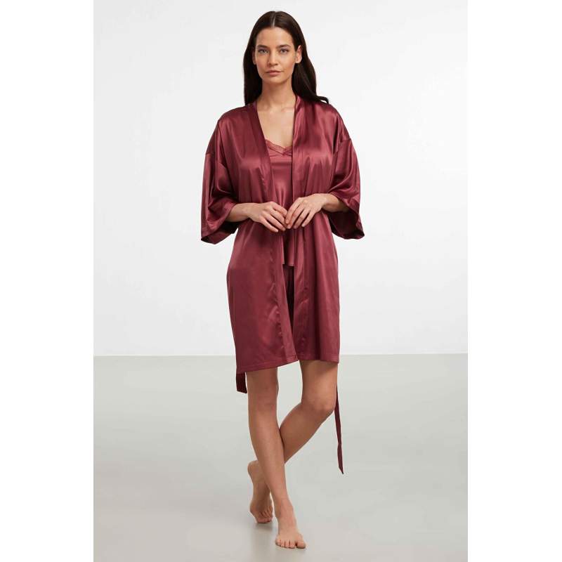 Sofia Satin Dressing Gown