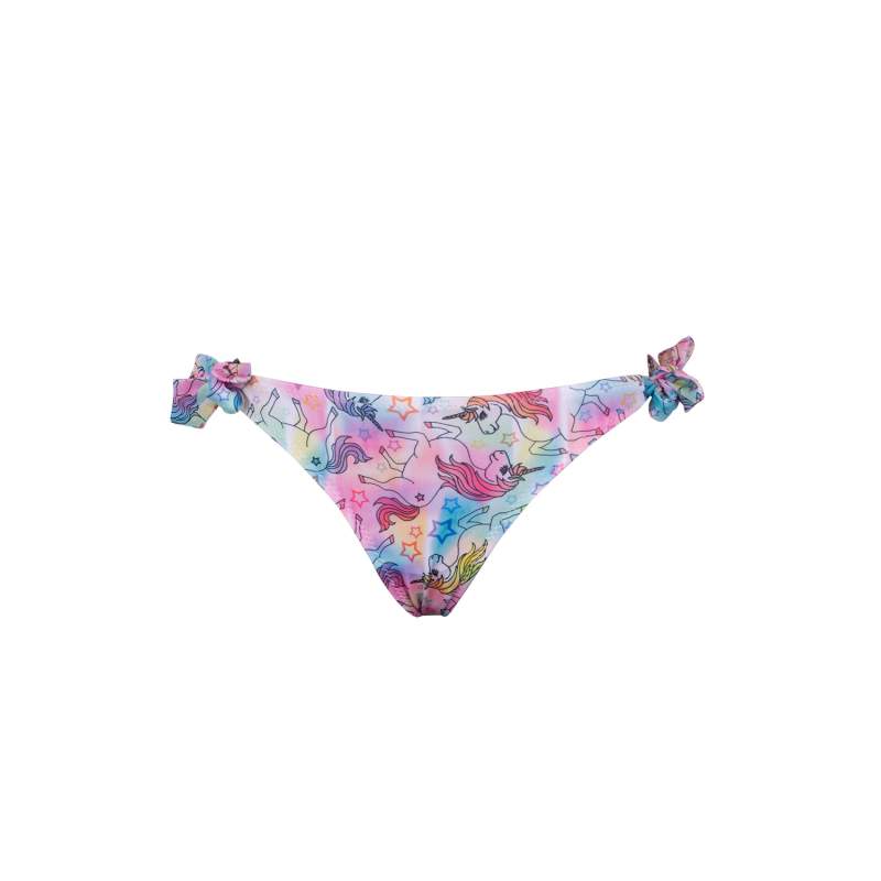 Mel Unicorn Pattern Kids Bikini Bottoms