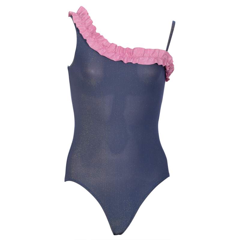 Coral Jean Frilly Girls Kids Swimwear