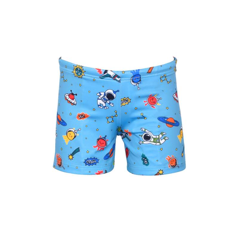Alien Space Pattern Boys Shorts Swimwear