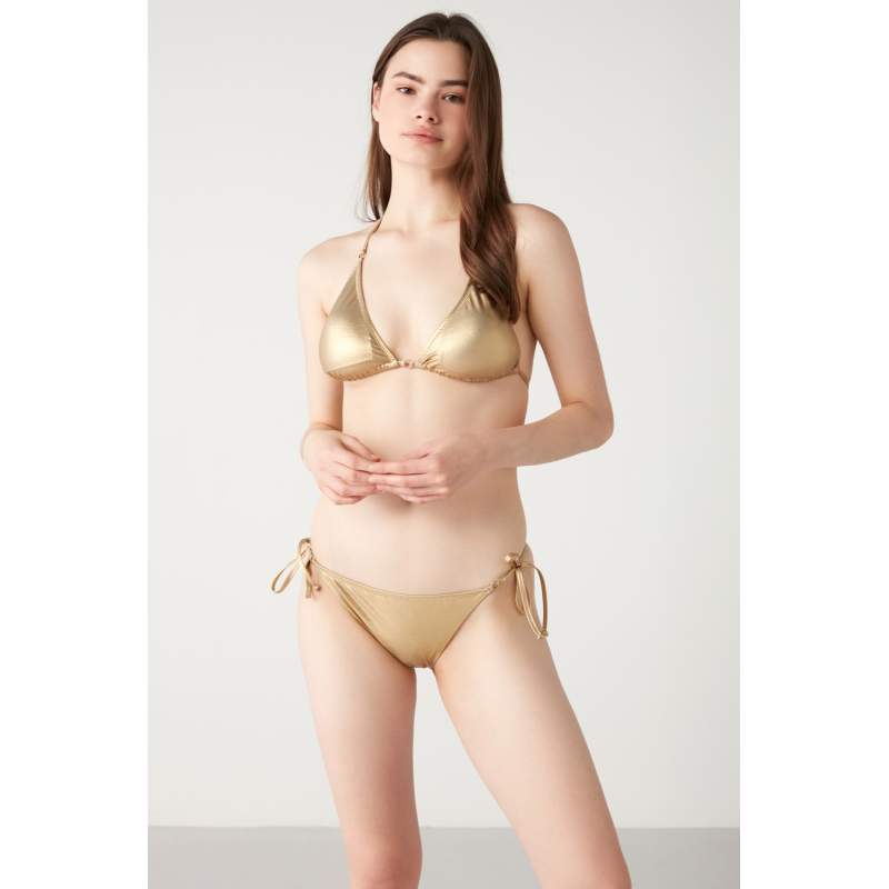 Niska Shiny Fabric Üçgen Bikini