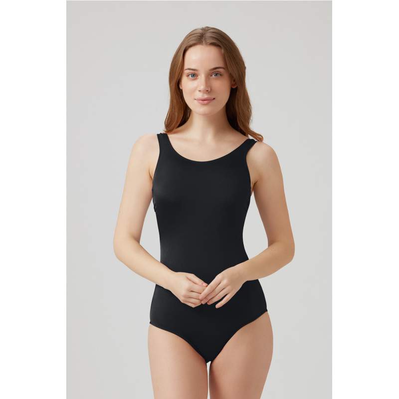 Mastectomy Straight Color Fixing Swimsuit