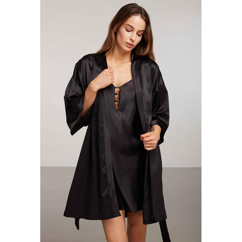 Sofia Satin Dressing Gown