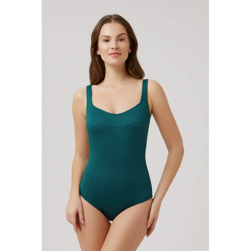 Fabiano Textured Contouring Swimsuit