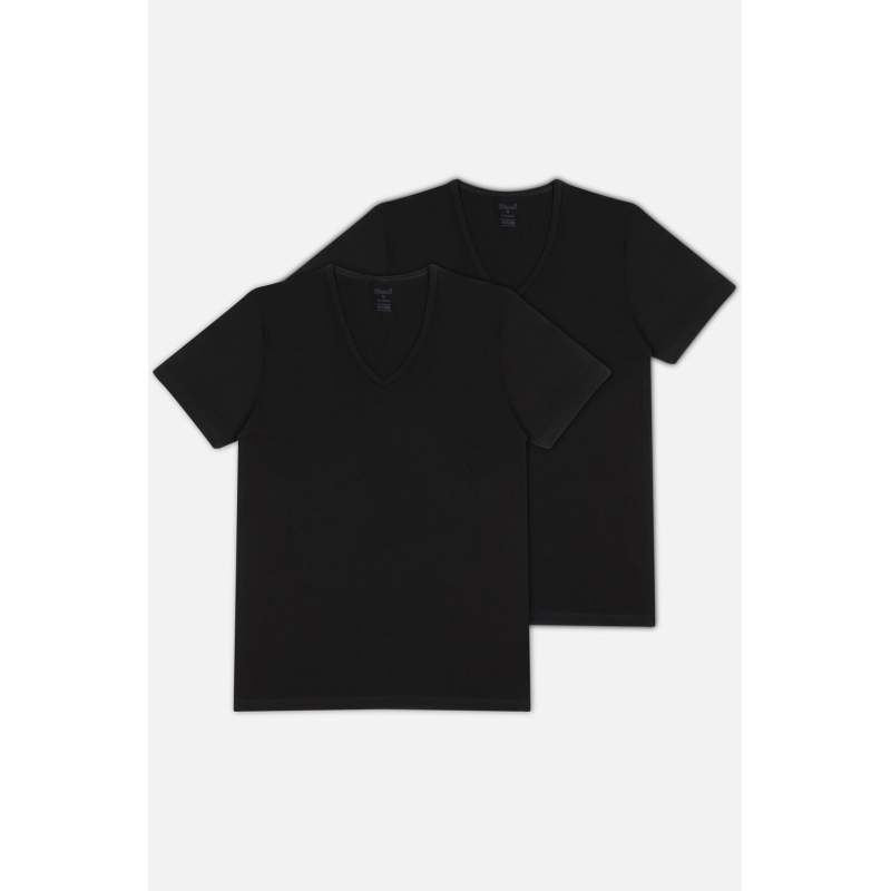 Enrico V-Neck Cotton 2-pack Men's Tshirt