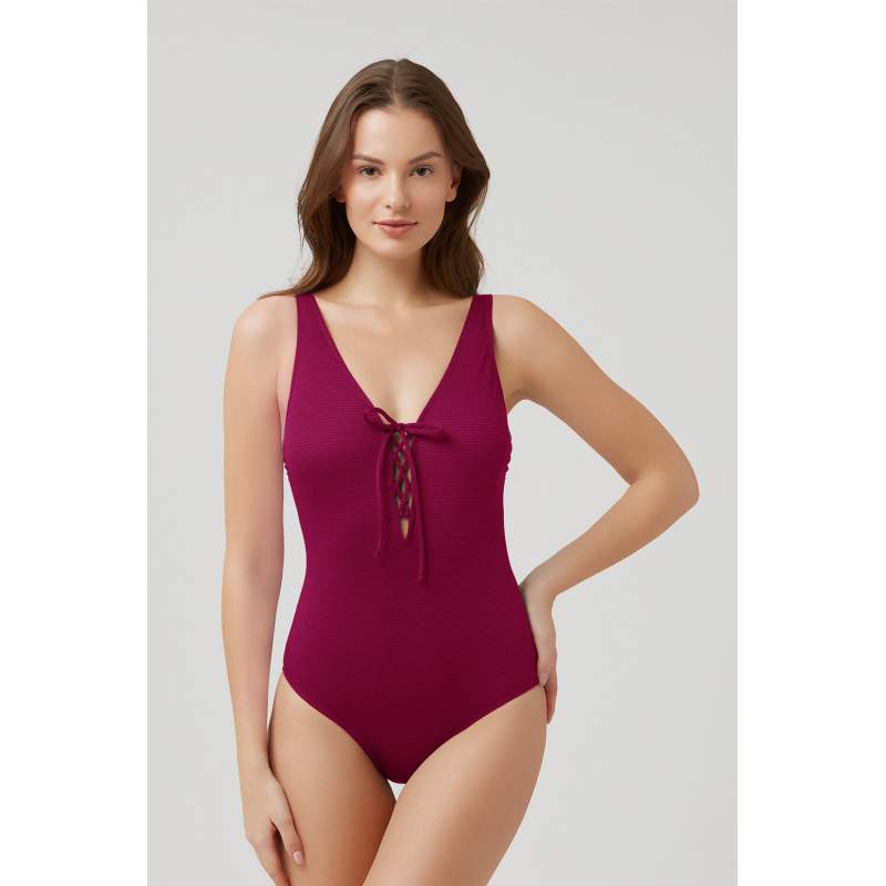 Adjustable Textured Swimsuit from Fabio