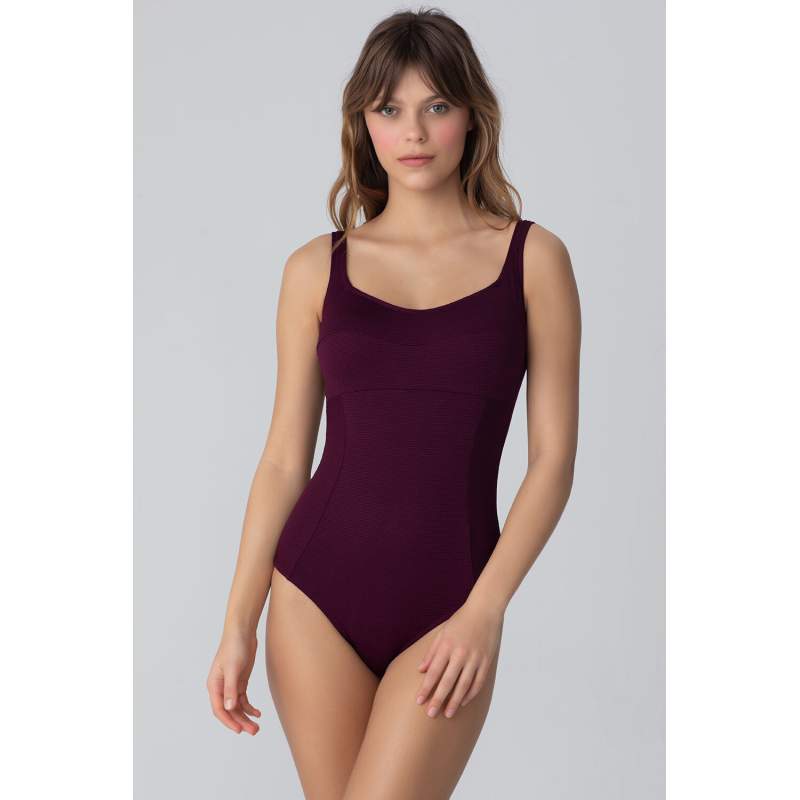 Fabiano Textured Contouring Swimsuit