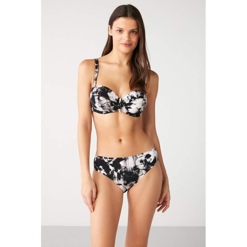 Kelaba Patterned Strapless Bikini Kelaba Patterned Strapless Bikini