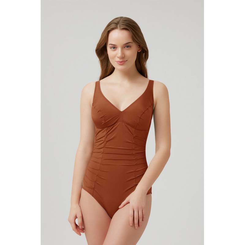 Arella Draped Contouring Swimsuit