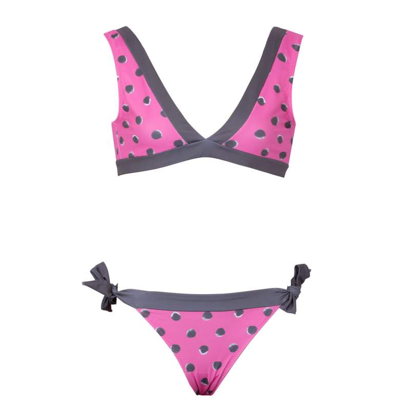 Elina Point Patterned Kids' Bikini Set Elina Point Patterned Kids' Bikini Set