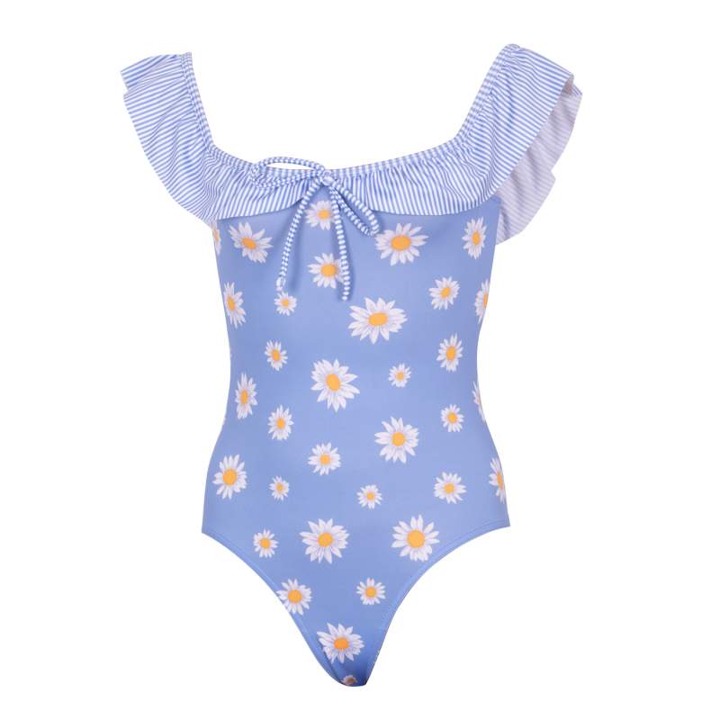 Betsy Daisy Pattern Girls Swimwear
