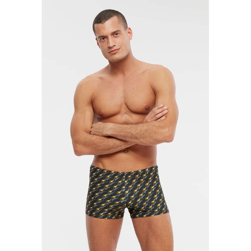 Delta Sail Pattern Swimwear Shorts