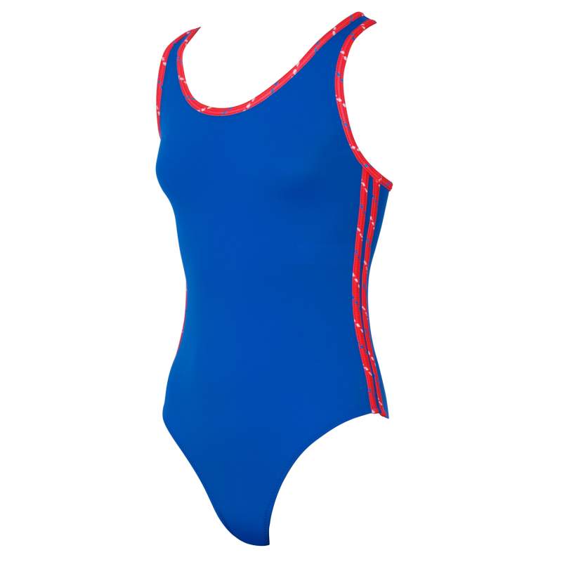 Sport Contrast Strip Çkids Yüzücü Swimsuit