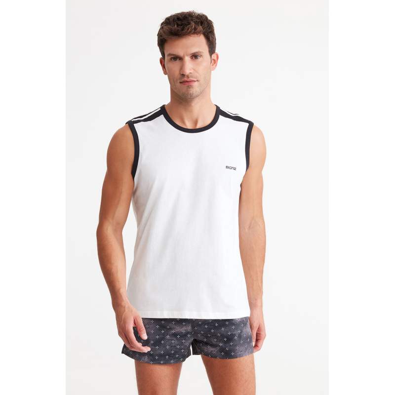 Mesh Detailed Zero Sleeve Marine Athlete Mesh Detailed Zero Sleeve Marine Athlete