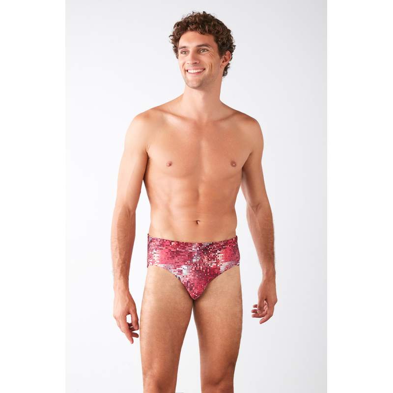 Edge Pool Pattern Sprint Swimsuit