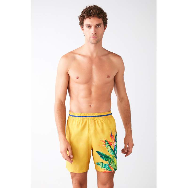 Val Çiçek Printed Sea Shorts