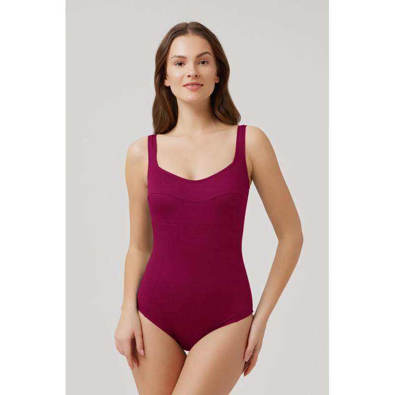 Fabiano Textured Contouring Swimsuit