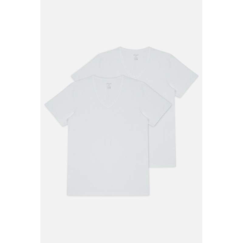 Enrico V-Neck Cotton 2-pack Men's Tshirt