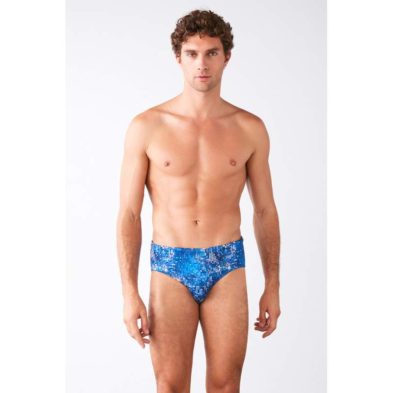 Edge Pool Pattern Sprint Swimsuit