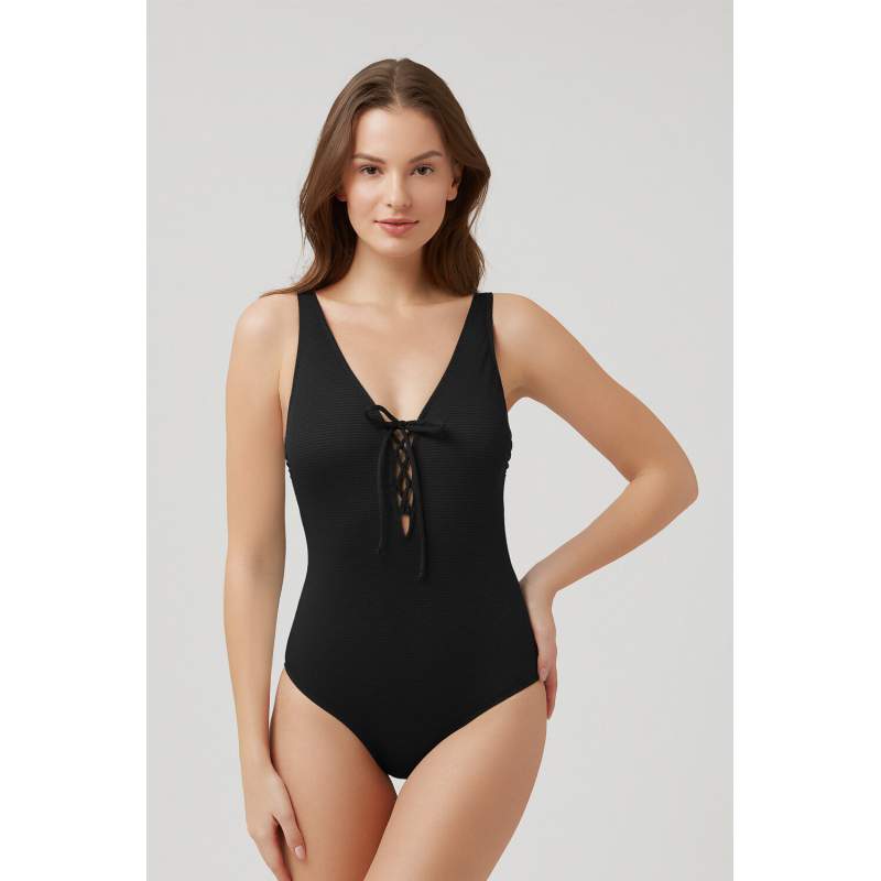 Adjustable Textured Swimsuit from Fabio