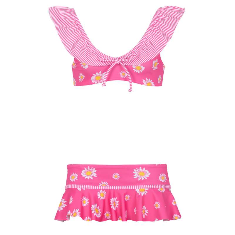 Betsy Daisy Pattern Skirt Bikini Set