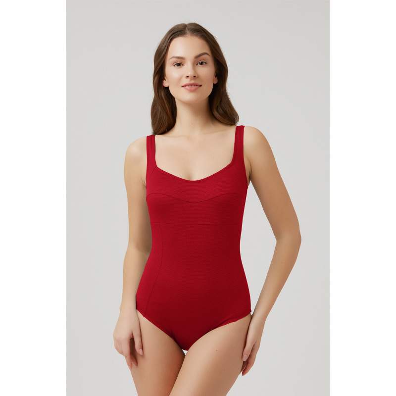 Fabiano Textured Contouring Swimsuit