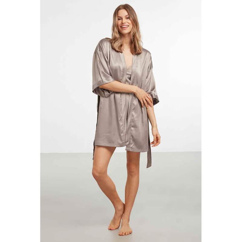 Sofia Satin Dressing Gown