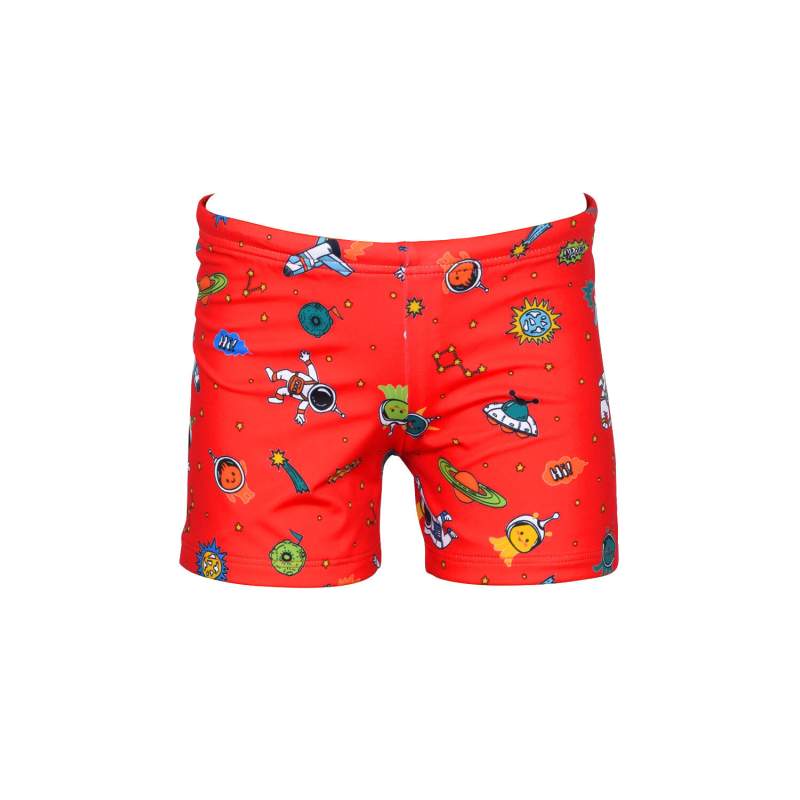 Alien Space Pattern Boys Shorts Swimwear