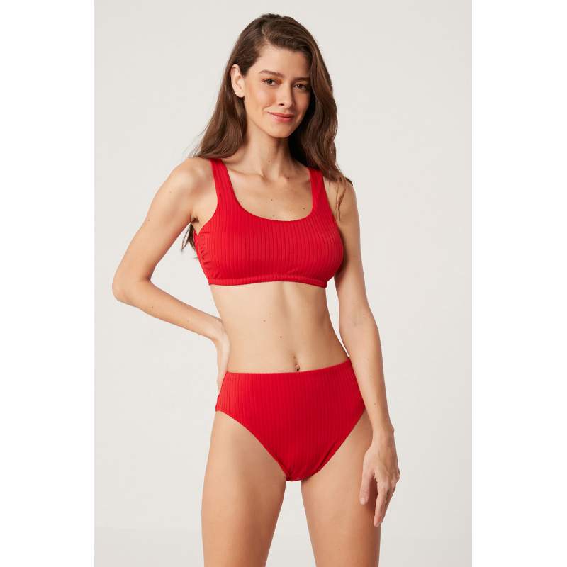Colo Self Line Woven Bikini
