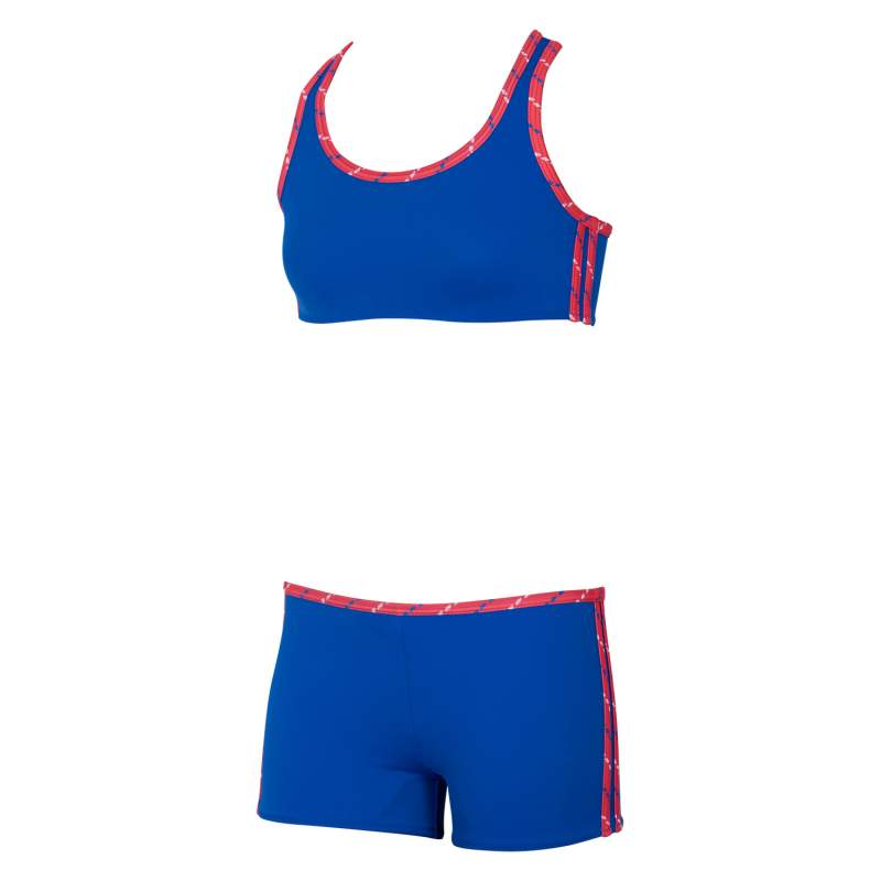 Sport Contrast Stripe Kids' Bikini Set