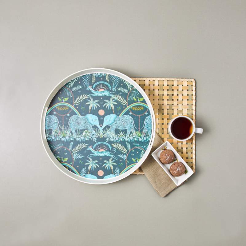 Roe Elephant Round Tray 35 cm