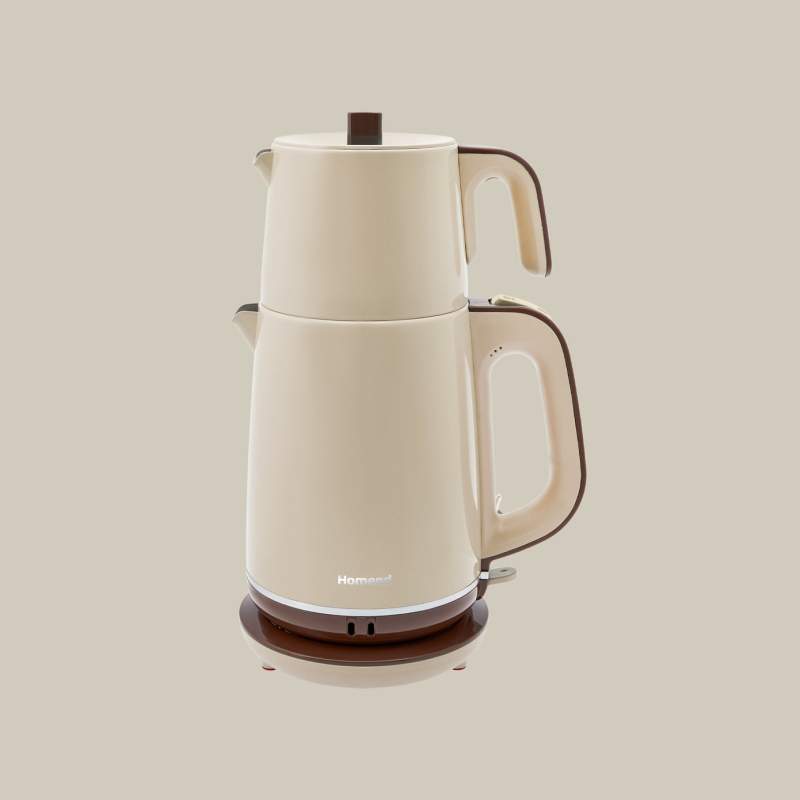 Homend Vintage Royaltea 1734H Inox Tea Maker Beige Homend Vintage Royaltea 1734H Inox Tea Maker Beige