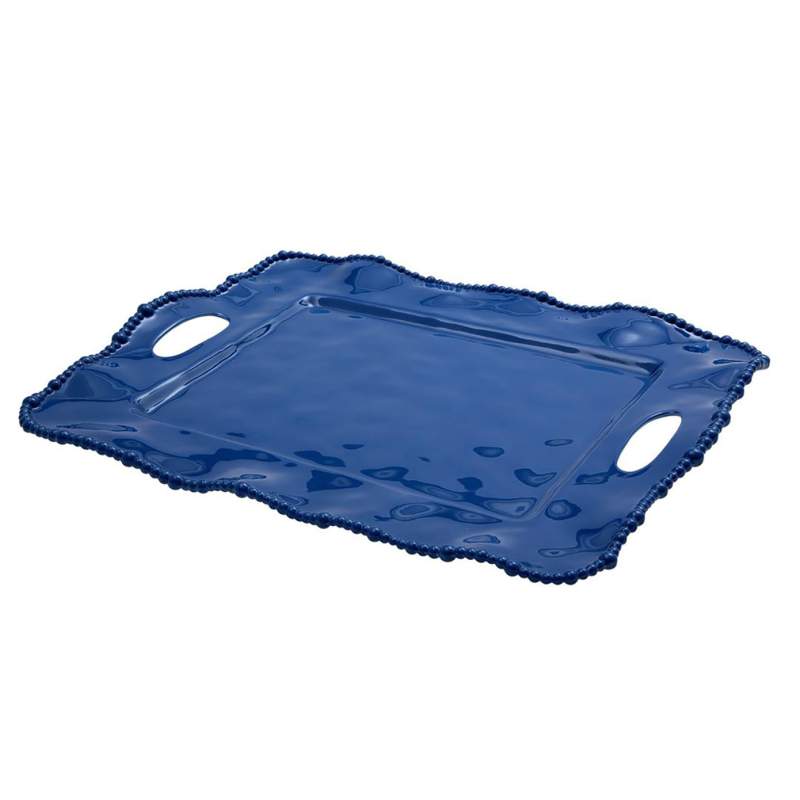 Jumbo Alesta Rectangle Tray Blue