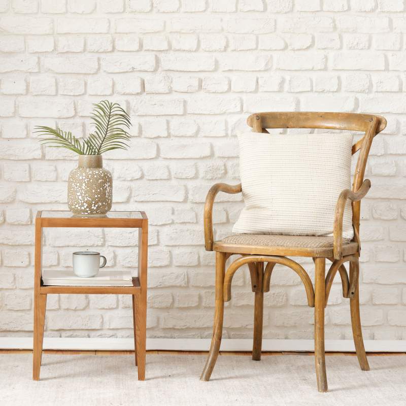 Karaca Home Natural Line Beige Stonewash Pillow 45x45 cm