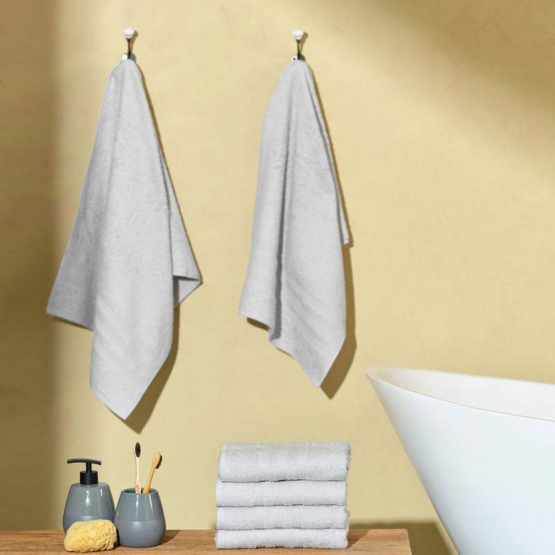 Karaca Home Road Gray 6 Pcs Towel Set 50x90 cm Karaca Home Road Gray 6 Pcs Towel Set 50x90 cm
