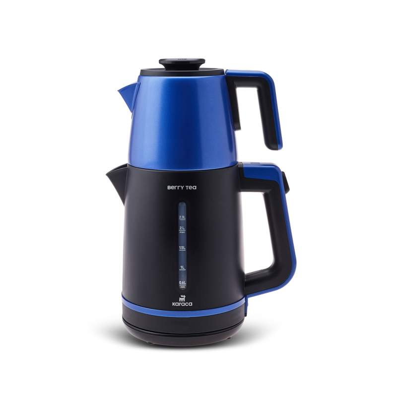 Karaca Berry Tea XL 2in1 Tea Maker with Steel Infuser and Kettle Blueberry Karaca Berry Tea XL 2in1 Tea Maker with Steel Infuser and Kettle Blueberry