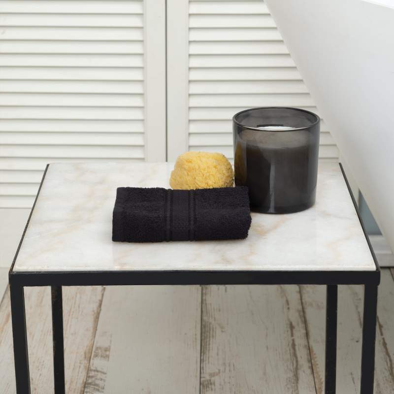 Karaca Home Daily Soft Black 100% Cotton Hand Towel 30x50 cm Karaca Home Daily Soft Black 100% Cotton Hand Towel 30x50 cm